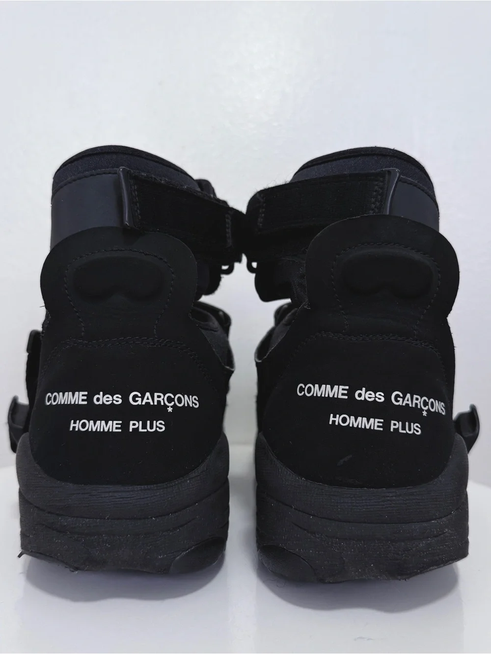 Nike x Comme des Garçons Homme Plus Air Carnivore Triple Black SZ 12 DH0199-001